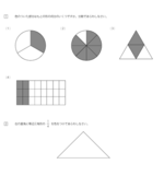 分数のあらわし方とその意味